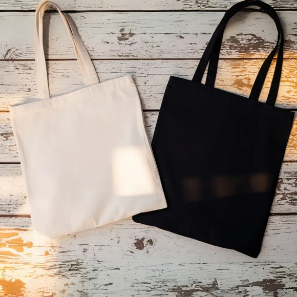 Custom Black Tote Random Useless Stuff - Picture 3 of 8